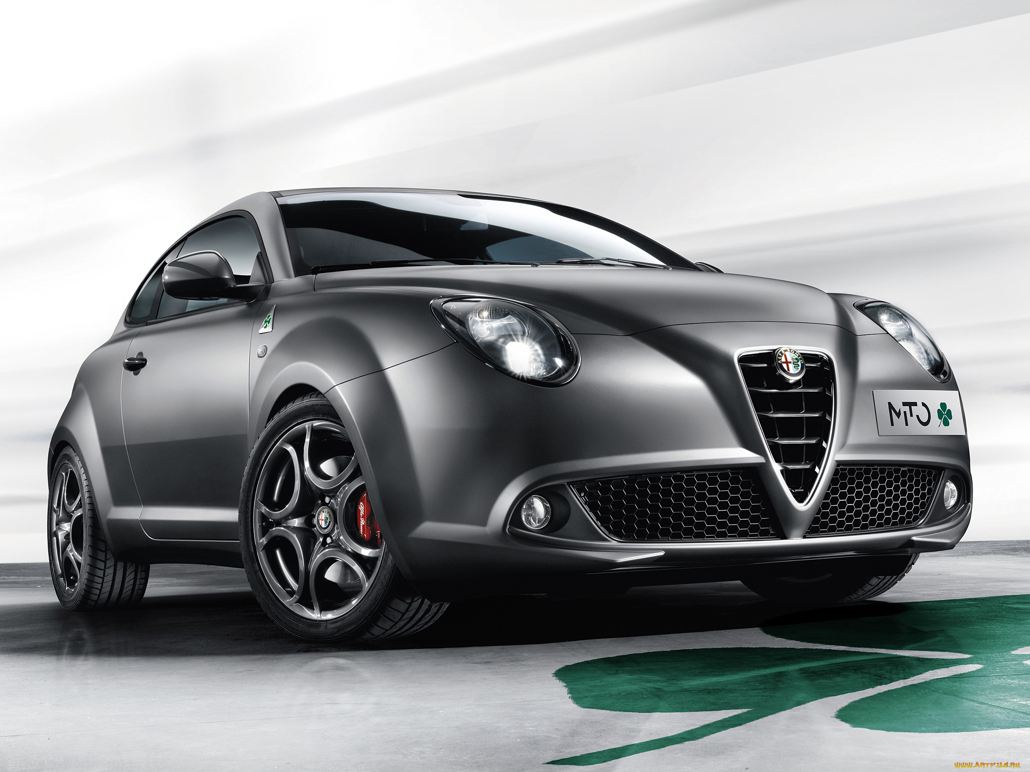 , alfa romeo, 2014, 955, verde, alfa, romeo, mito, quadrifoglio